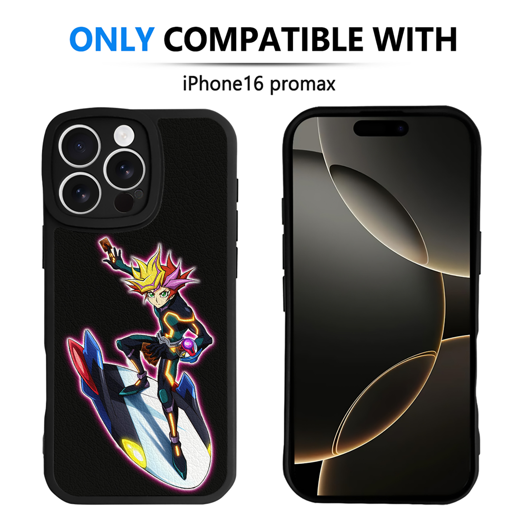 遊☆戯☆王 Yu-Gi-Oh! 【iPhone 16シリーズ対応】シリコンスマホケース（レザー調） 材質：シリコン